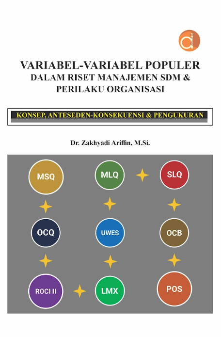 Variabel-variabel populer dalam riset manajemen SDM & perilaku organisasi : konsep, anteseden-konsekuensi & pengukuran